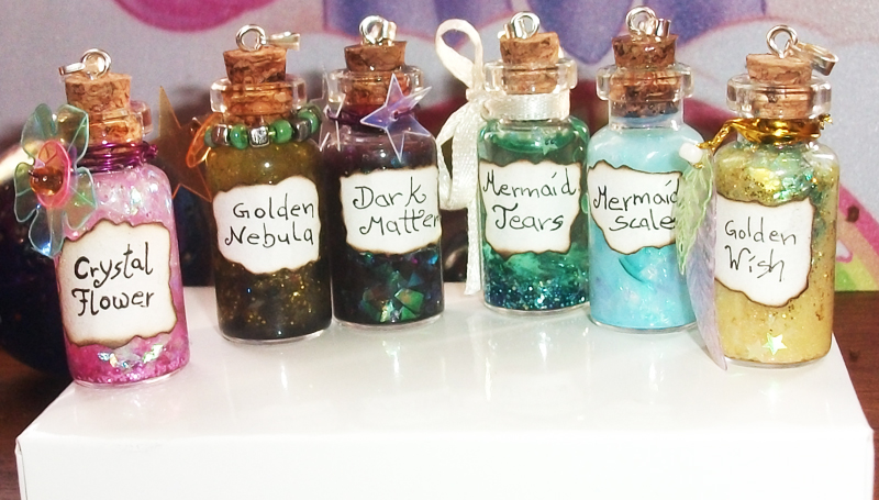 Small Bottle Charms