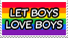 Let Boys Love Boys [RAINBOW]