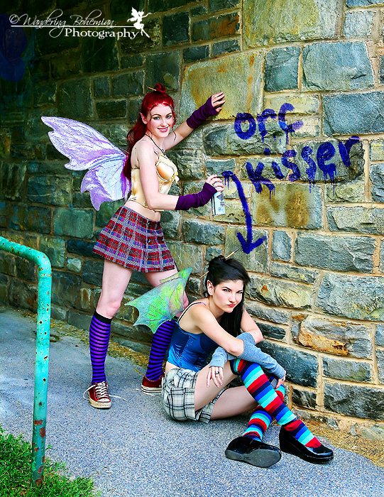 Naughty Graffiti Faeries