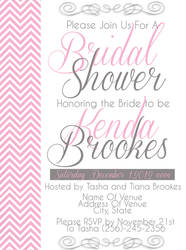 Bridal Shower Invitation Example