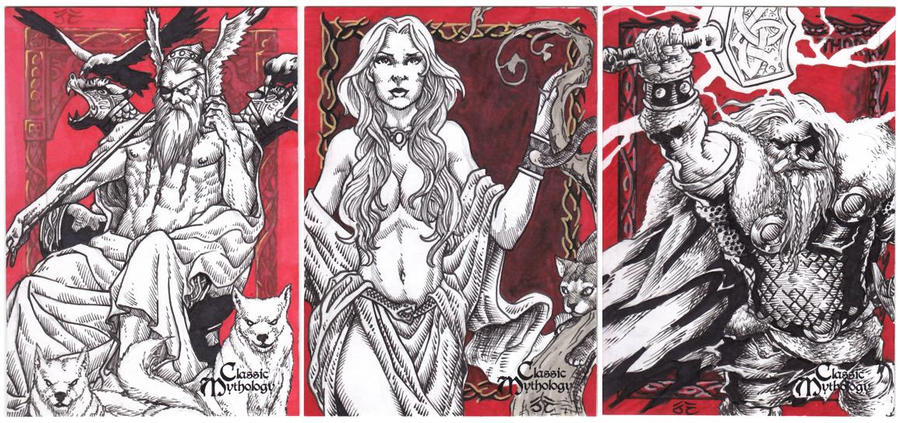 Classic Mythology Sketch Cards S1