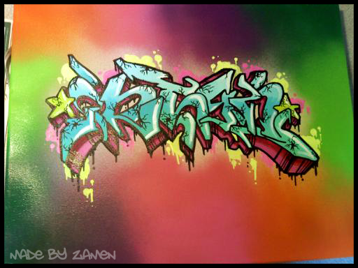 graffiti canvas