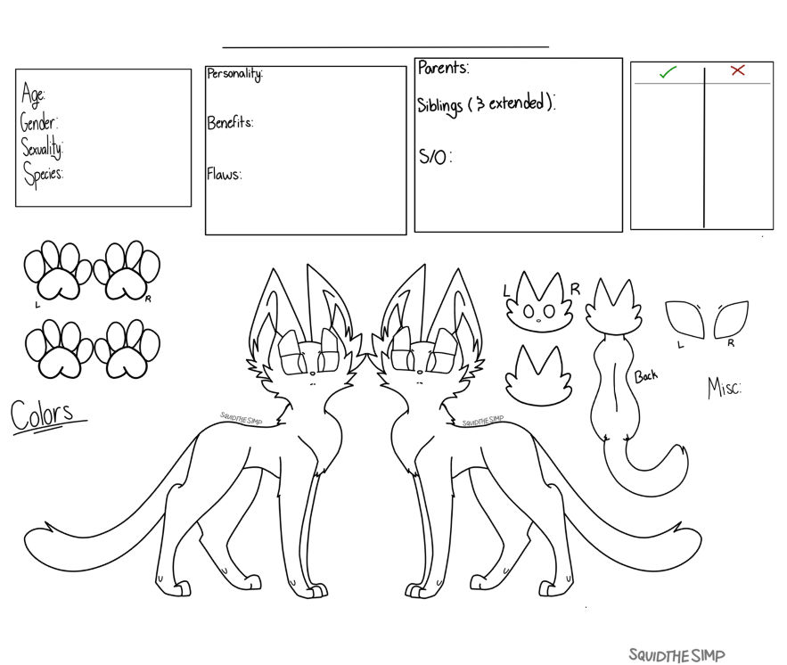 F2U Feline Furry Base by SquidtheSimp on DeviantArt