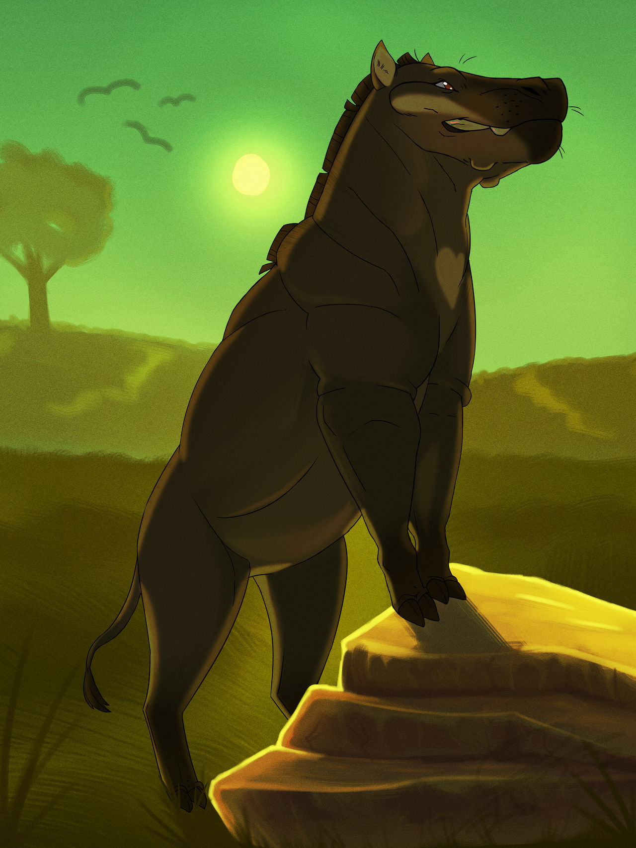daeodon by sashahyena on DeviantArt