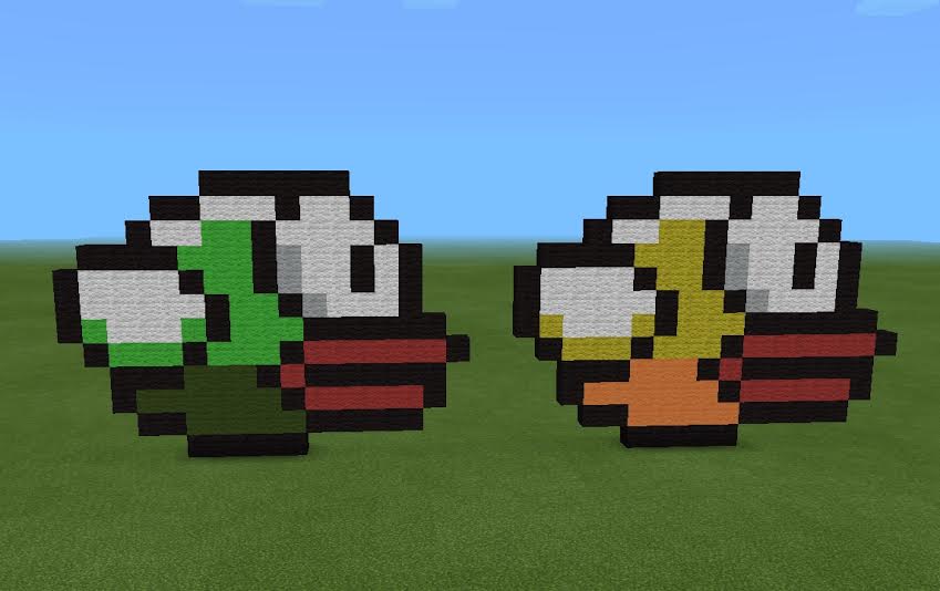 Flappy bird pixel art