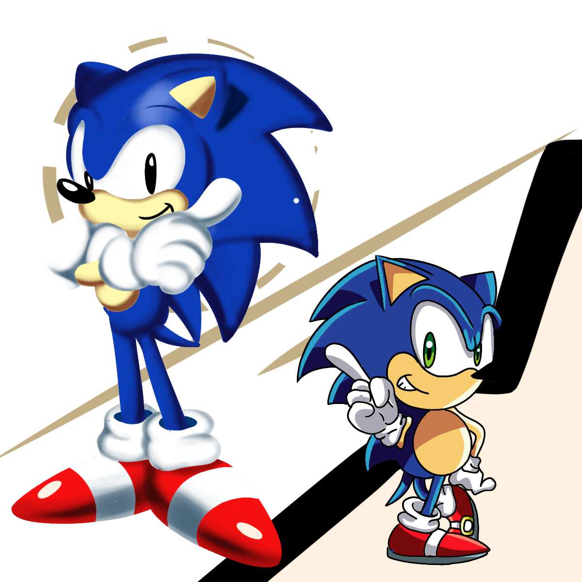 Classic sonic artwork by ultrasoundlightintgs on DeviantArt