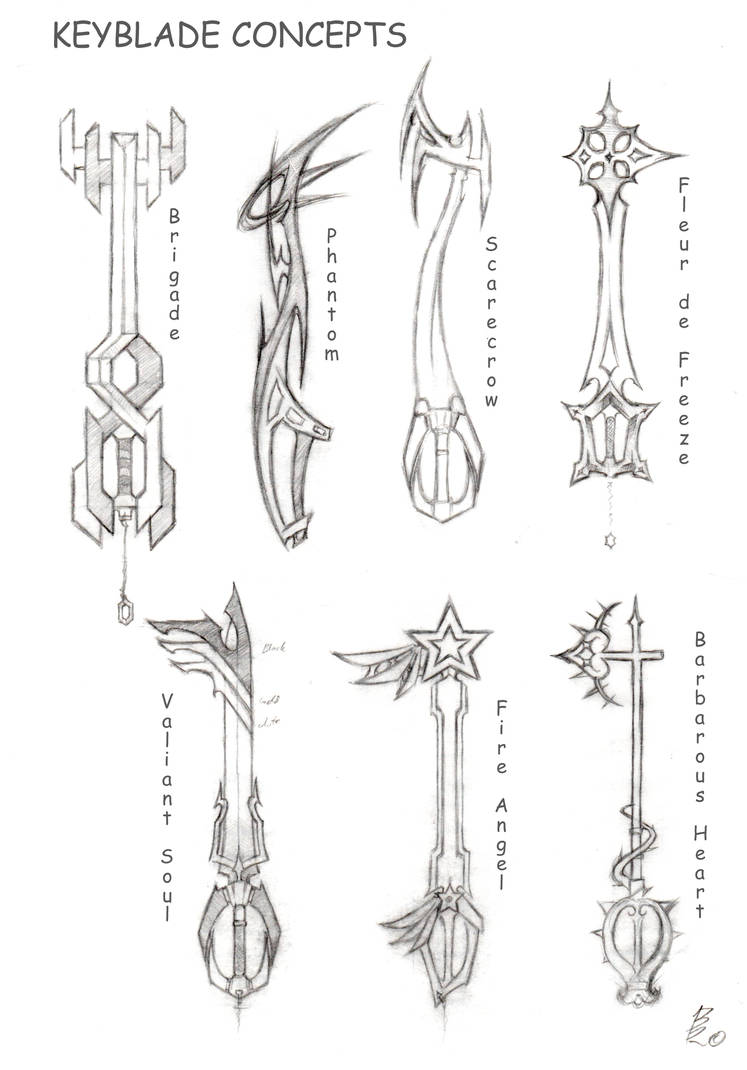 Keyblade Concepts By Gimron On DeviantArt