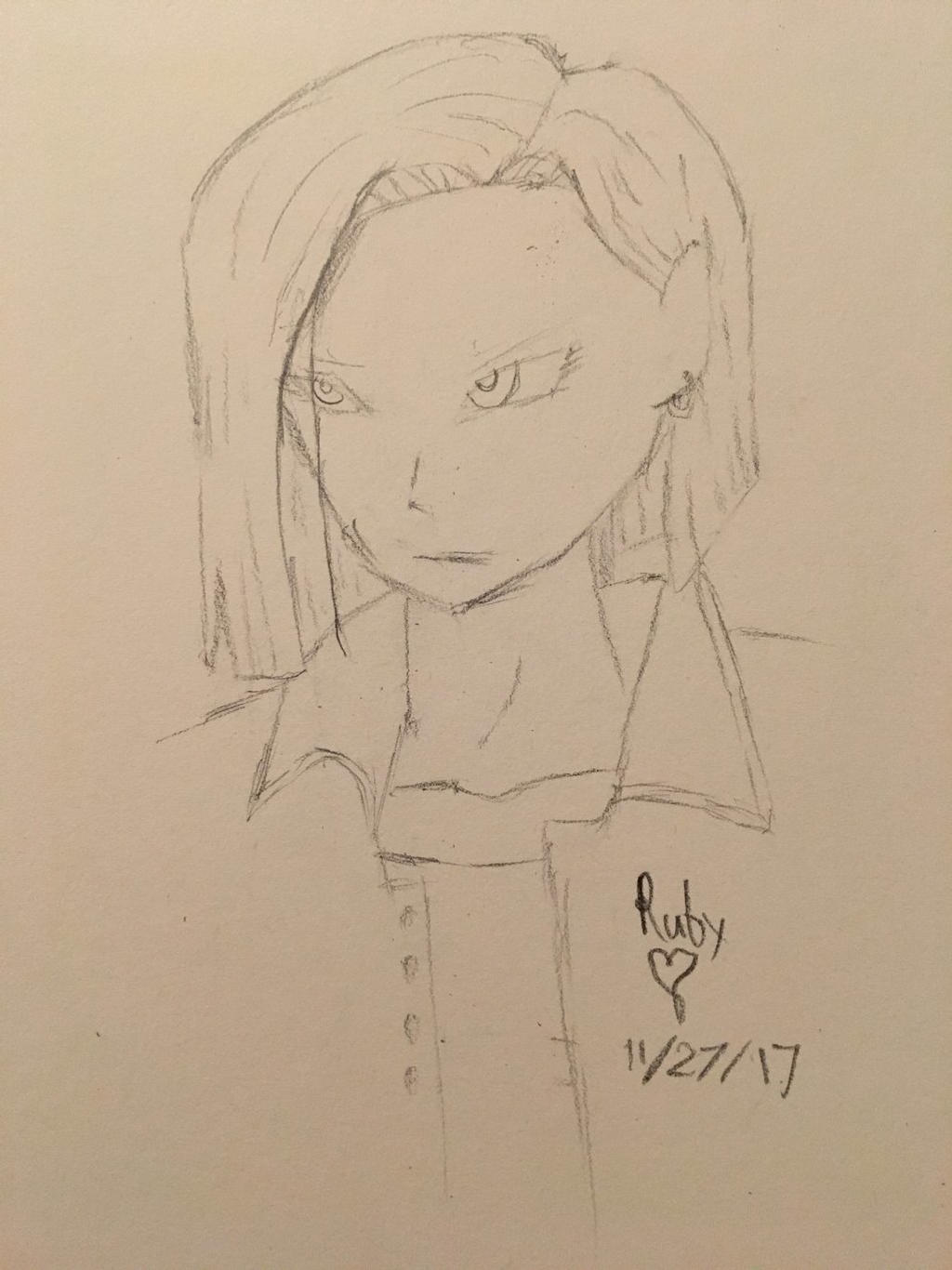 Android 18 Sketch By Rubyheart113 On Deviantart Android 18 Sketch By Rubyheart113 On Deviantart