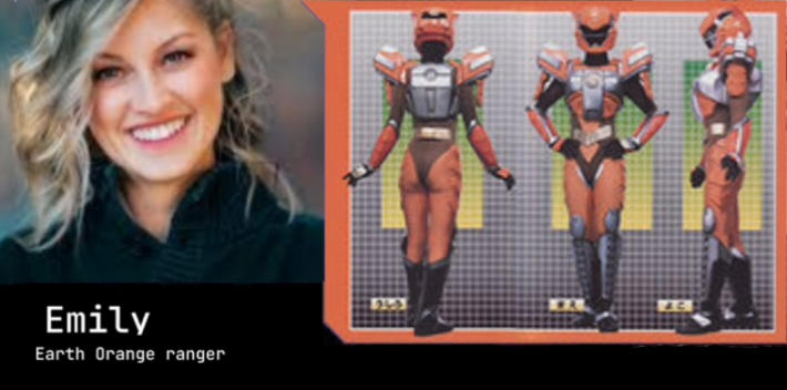Emily Ranger Power Rangers Earth Orange Ranger Emily by PowerrangersYay on DeviantArt