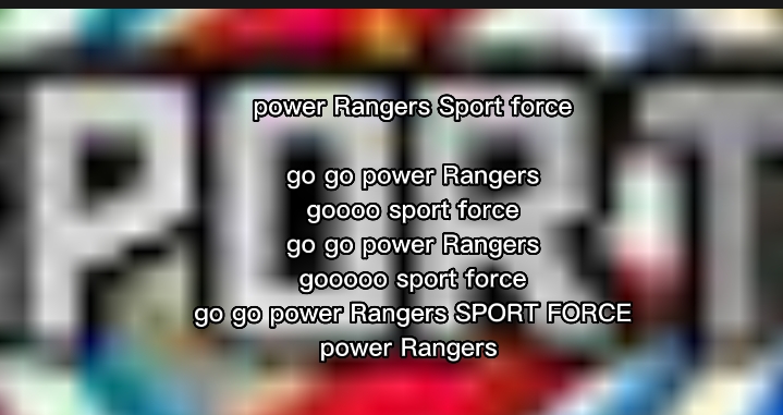 Power Ranger Theme Writer Power Rangers Sport Force theme song by PowerrangersYay on DeviantArt
