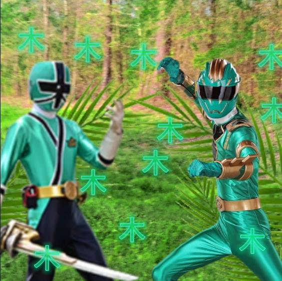 Green Samurai and Primary Max rangers wallpaper by PowerrangersYay on ...