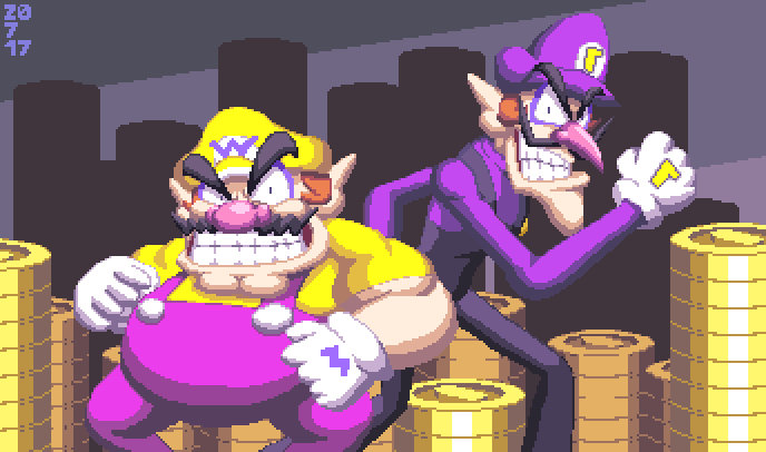 Wario and Waluigi, the good brothers