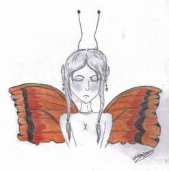 Orange Fairy Bust