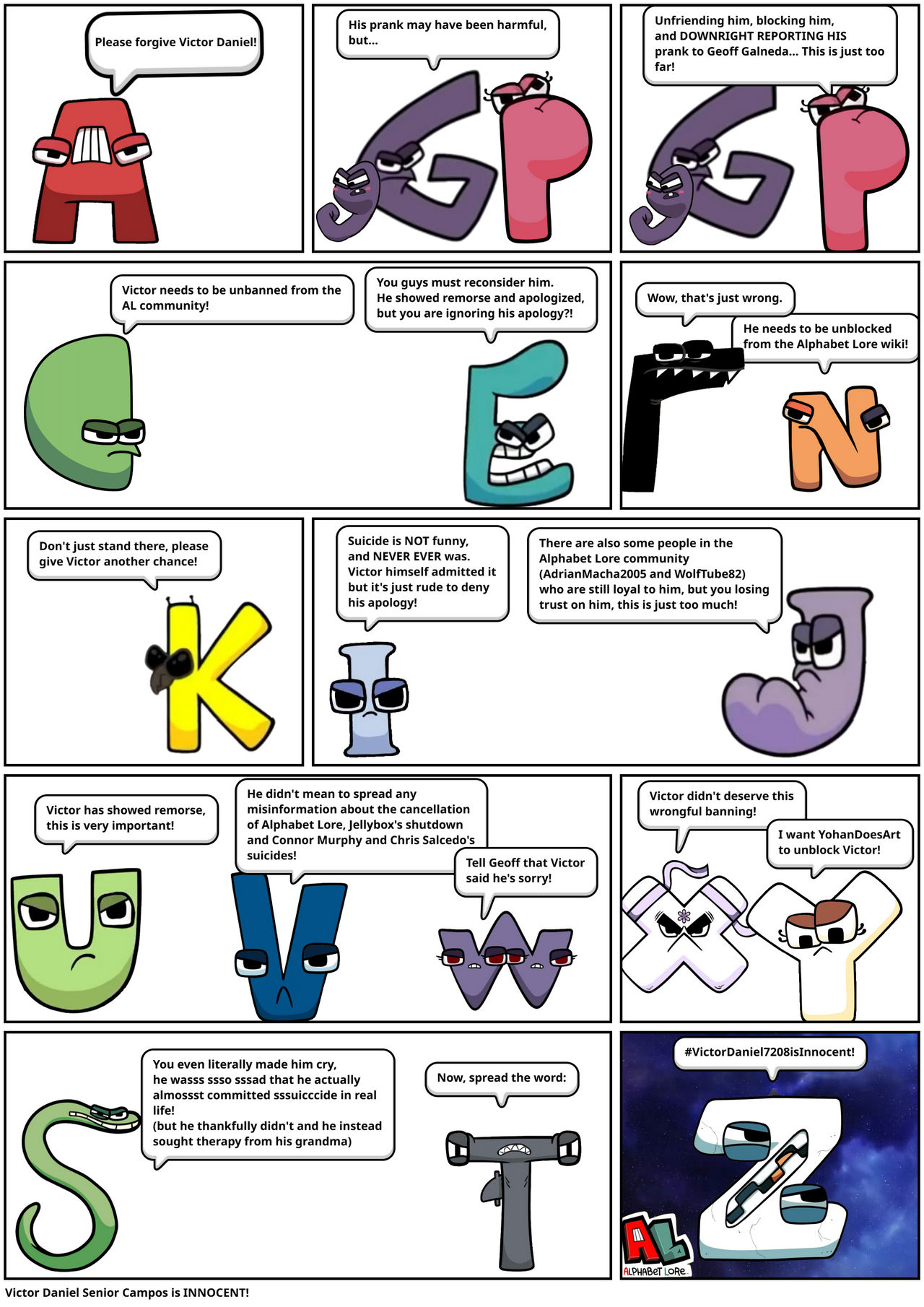 Updated Alphabet Update on the Alphabet Lore April Fools situation by victordaniel7208 ...
