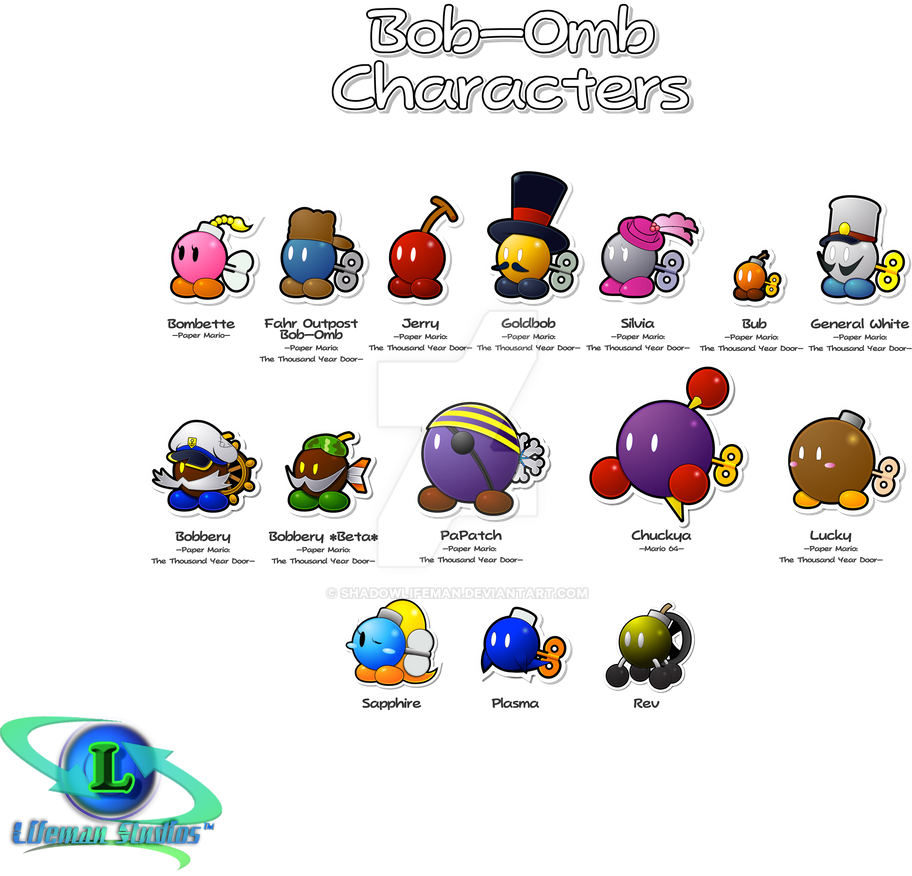 Paper Bob Ombs 2 By ShadowLifeman On DeviantArt
