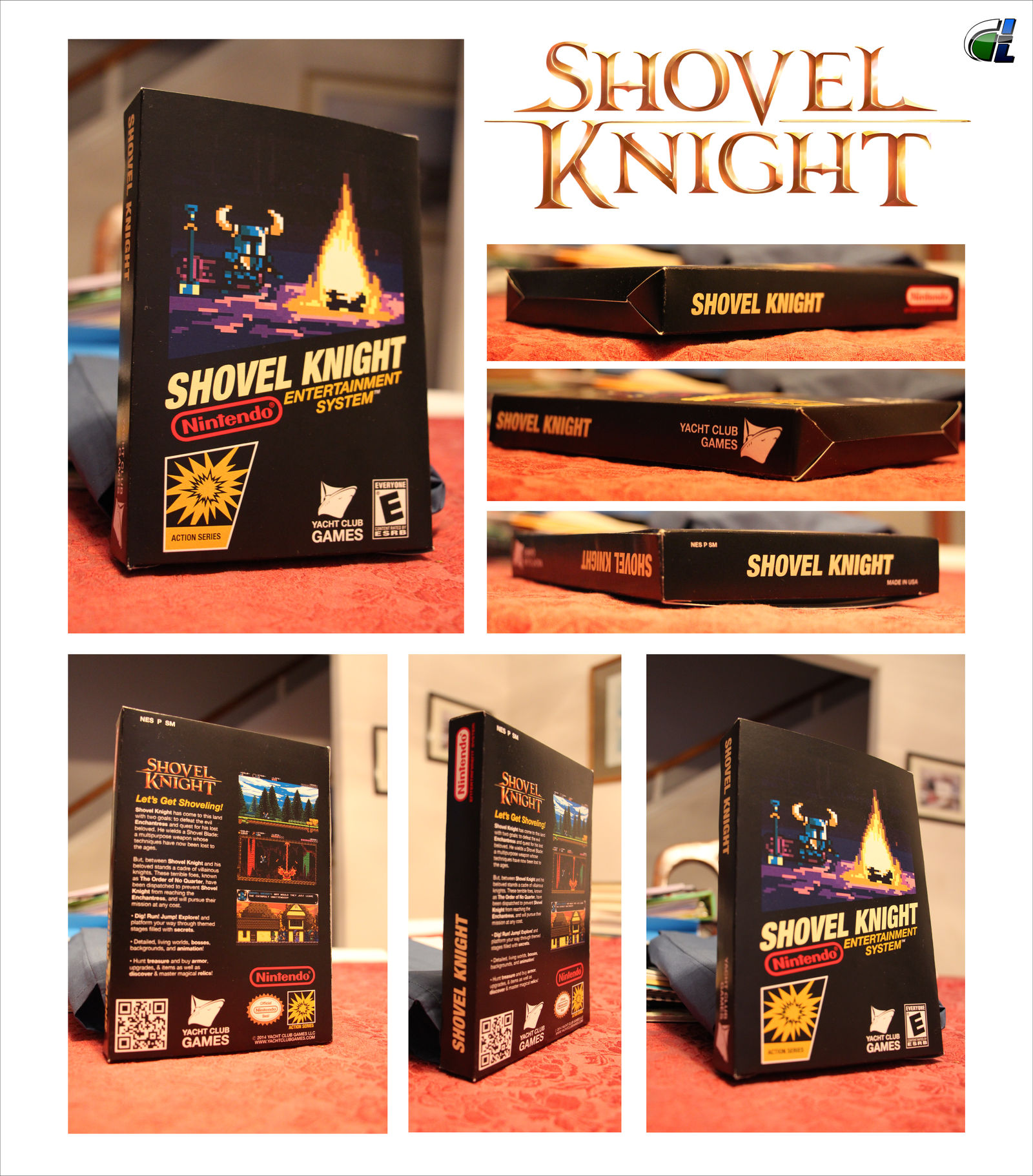 Shovel Knight NES Box