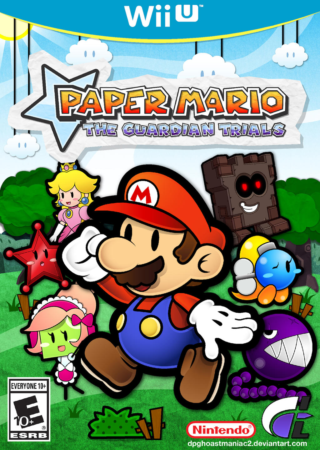 Paper Mario The Guardian Trials Box Art by ShadowLifeman on DeviantArt