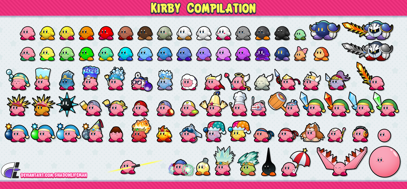 Kirby Compilation By ShadowLifeman On DeviantArt