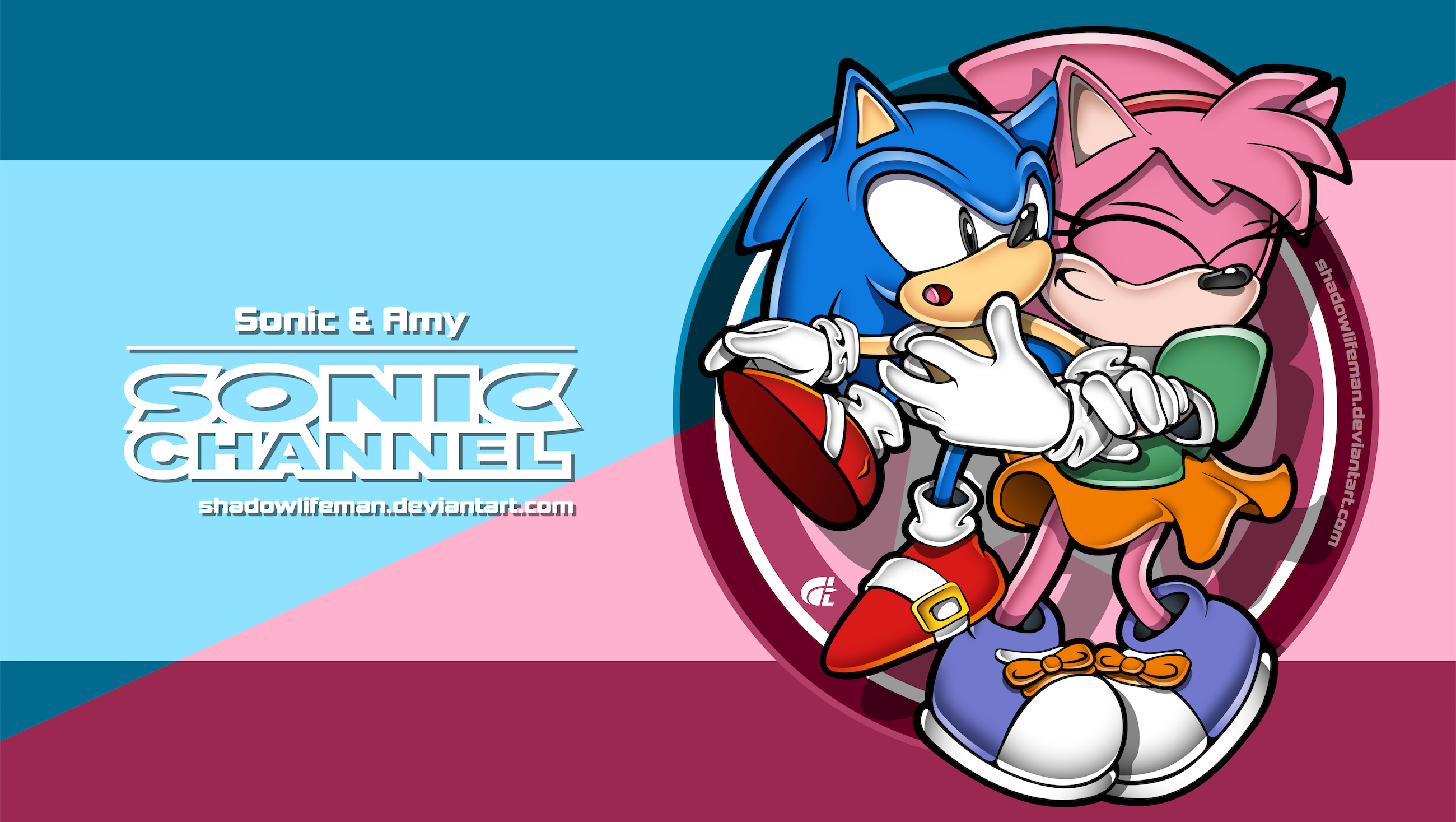 Hyper Sonic and Hyper Amy by ShadowLifeman on DeviantArt