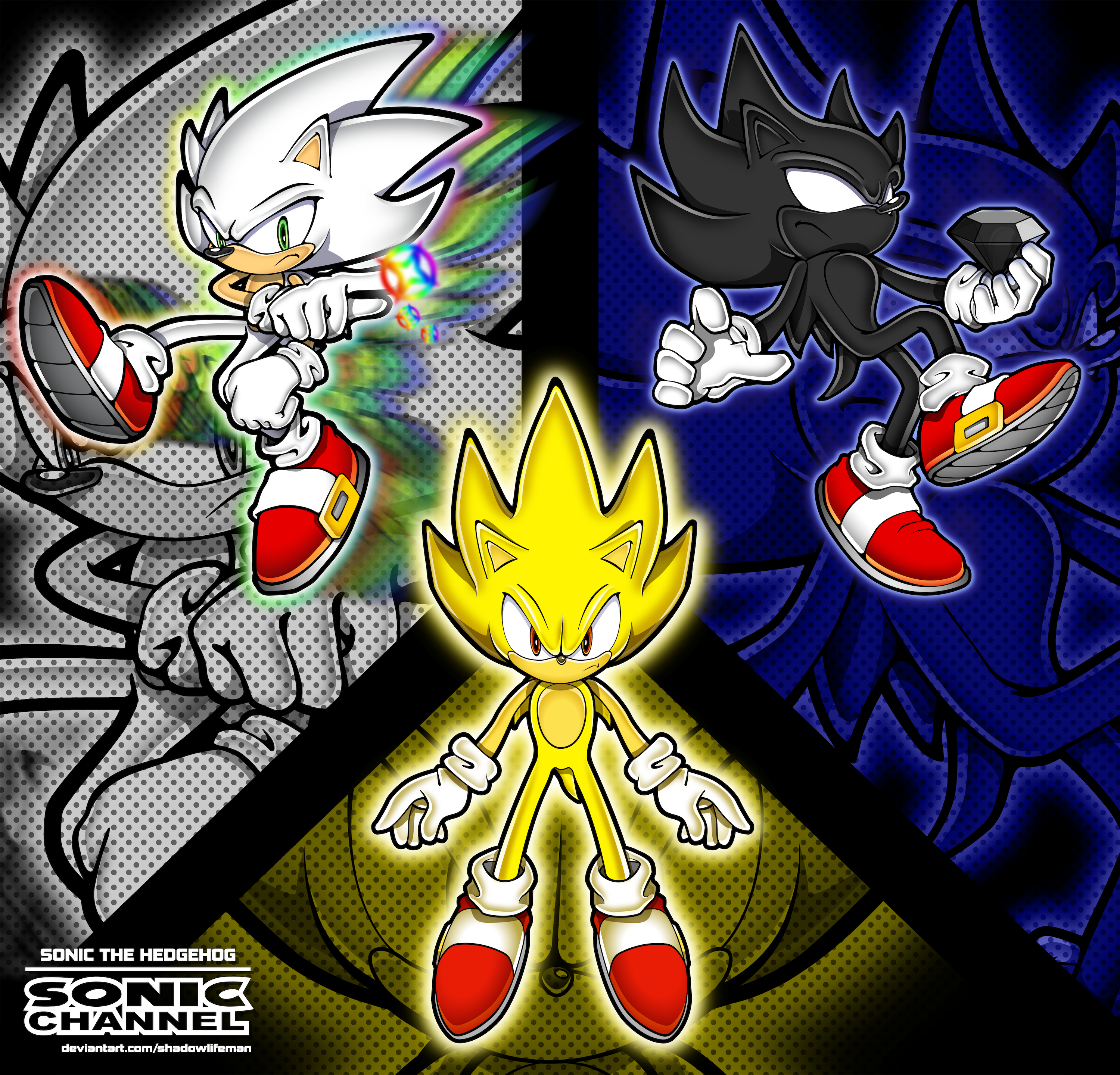 Dark Super Sonic 2 by TheWax on DeviantArt