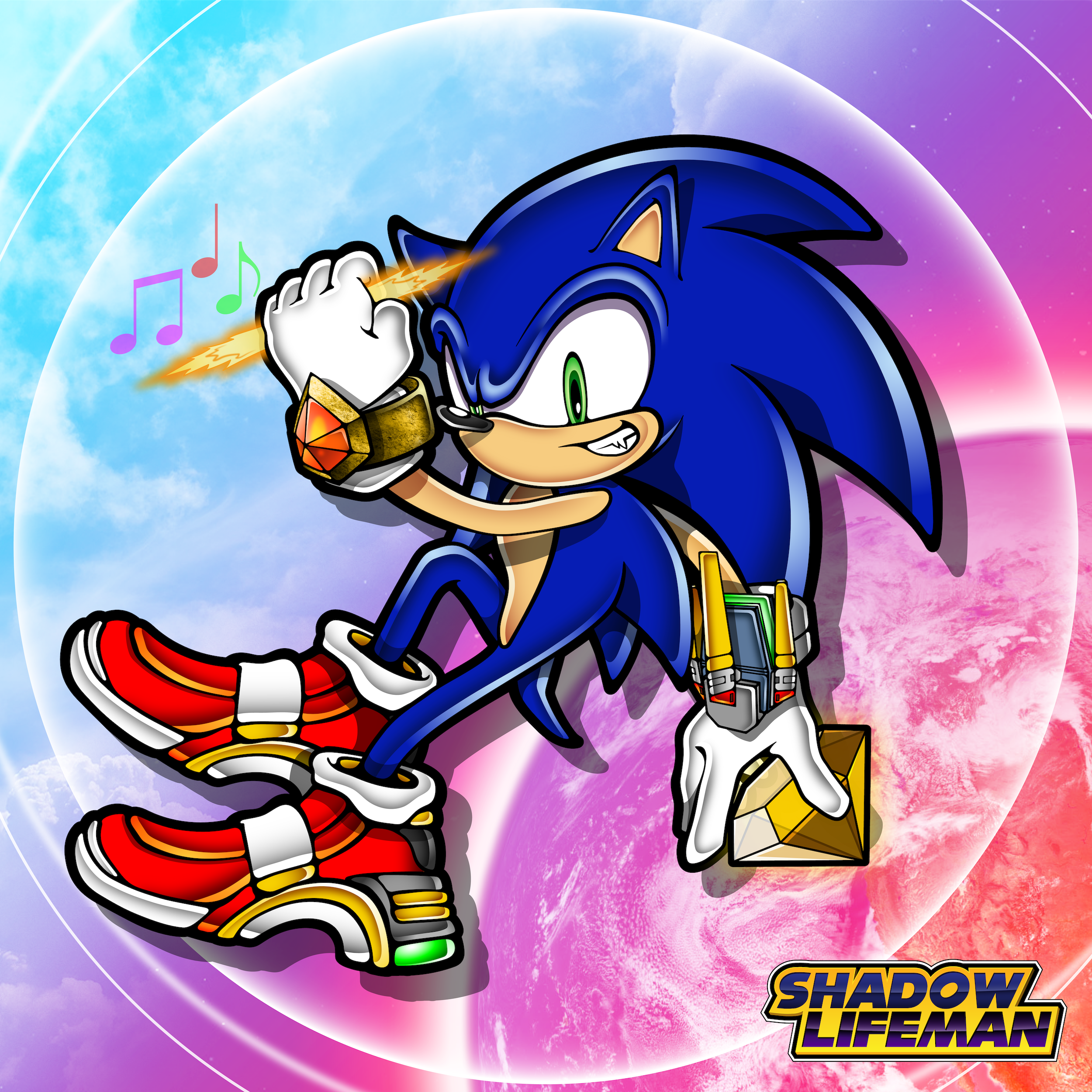Sonic and Shadow - Sonic Adventure 2 by ShadowLifeman on DeviantArt