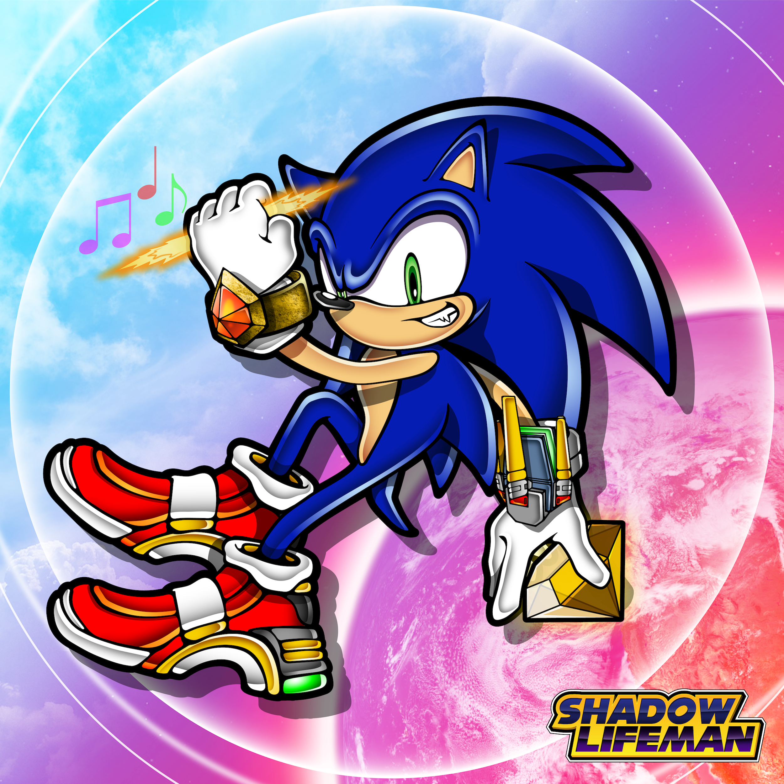 Sonic (Sonic Adventure 2 Battle)  Sonic the hedgehog, Sonic adventure 2,  Sonic