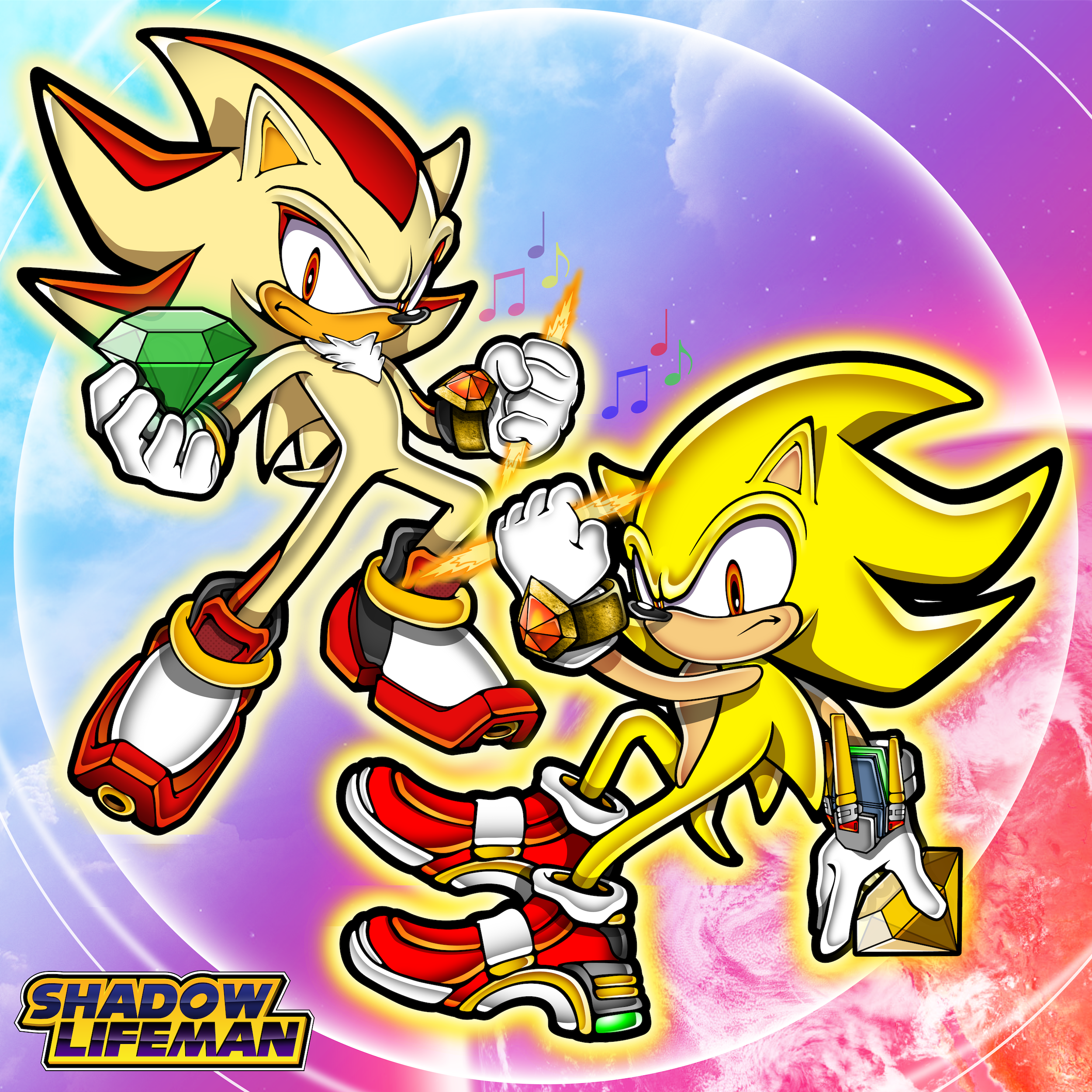 shadow, sonic and silver  Sonic funny, Sonic heroes, Sonic