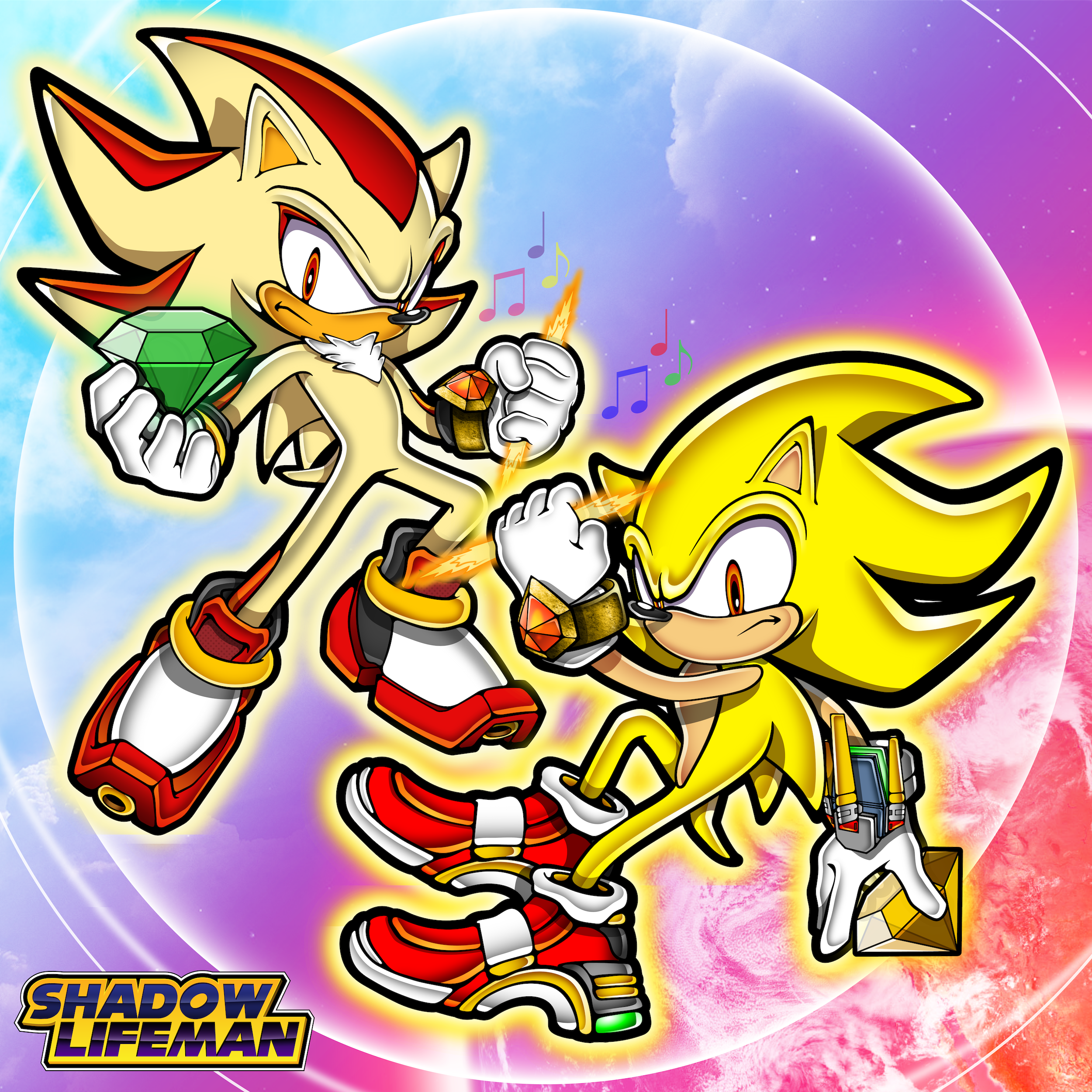 Super Sonic 2 - Sonic Frontiers by ShadowLifeman on DeviantArt