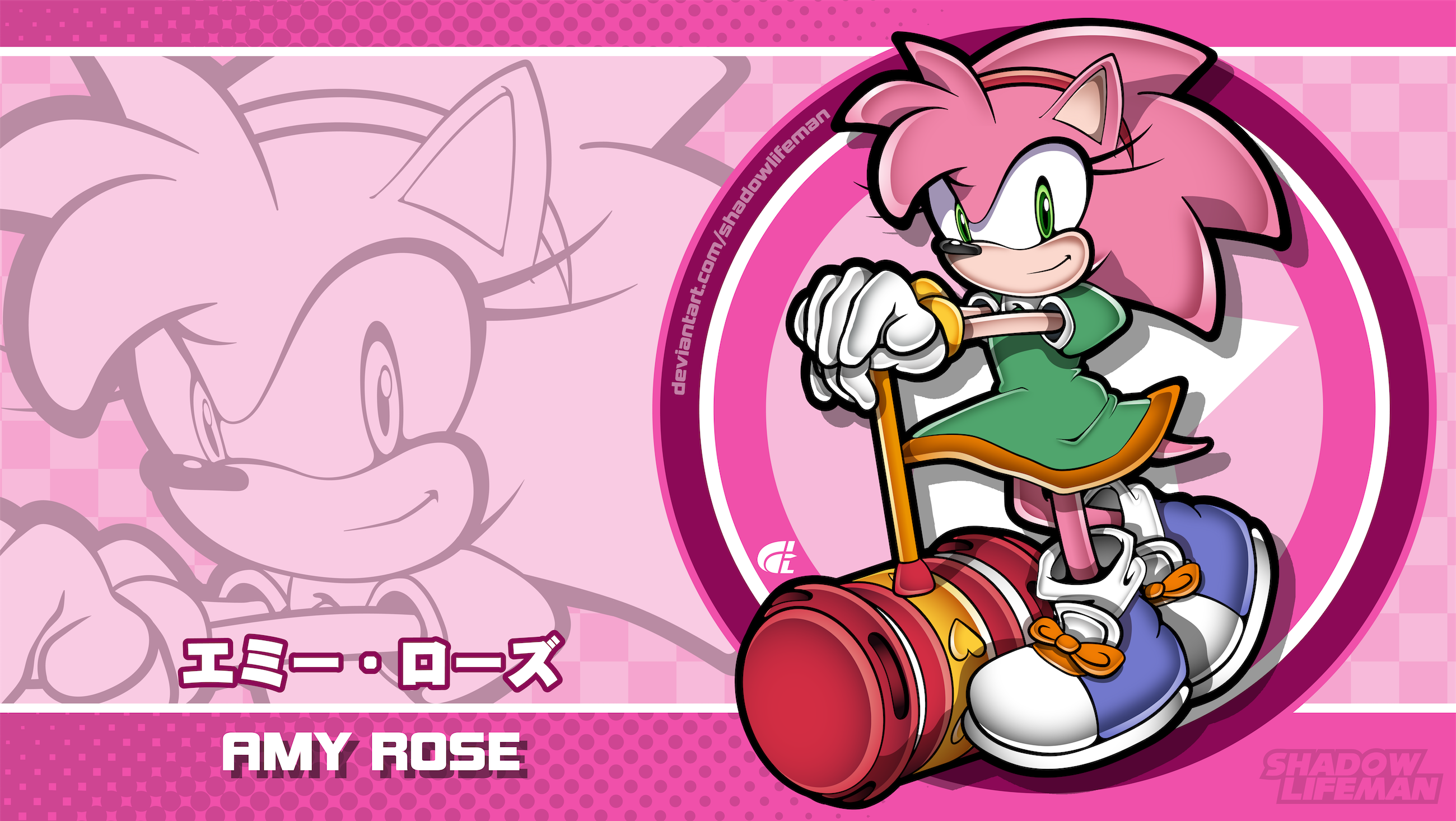 245195 - safe, artist:steffy_bs, amy rose (sonic), classic sonic