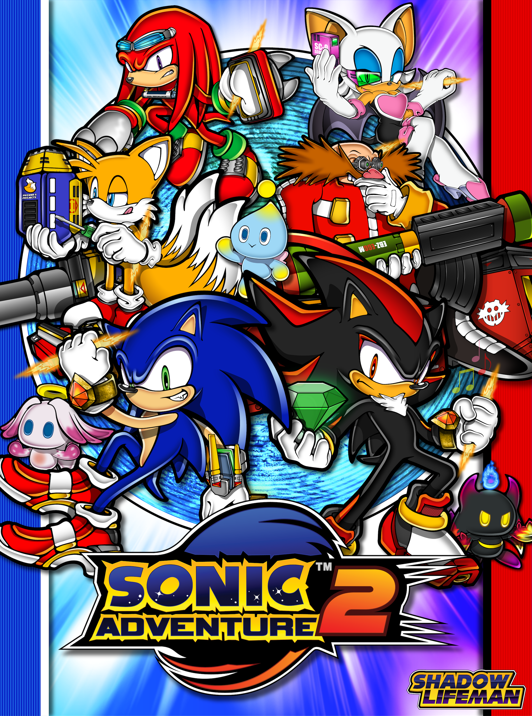 Sonic and Shadow - Sonic Adventure 2 by ShadowLifeman on DeviantArt