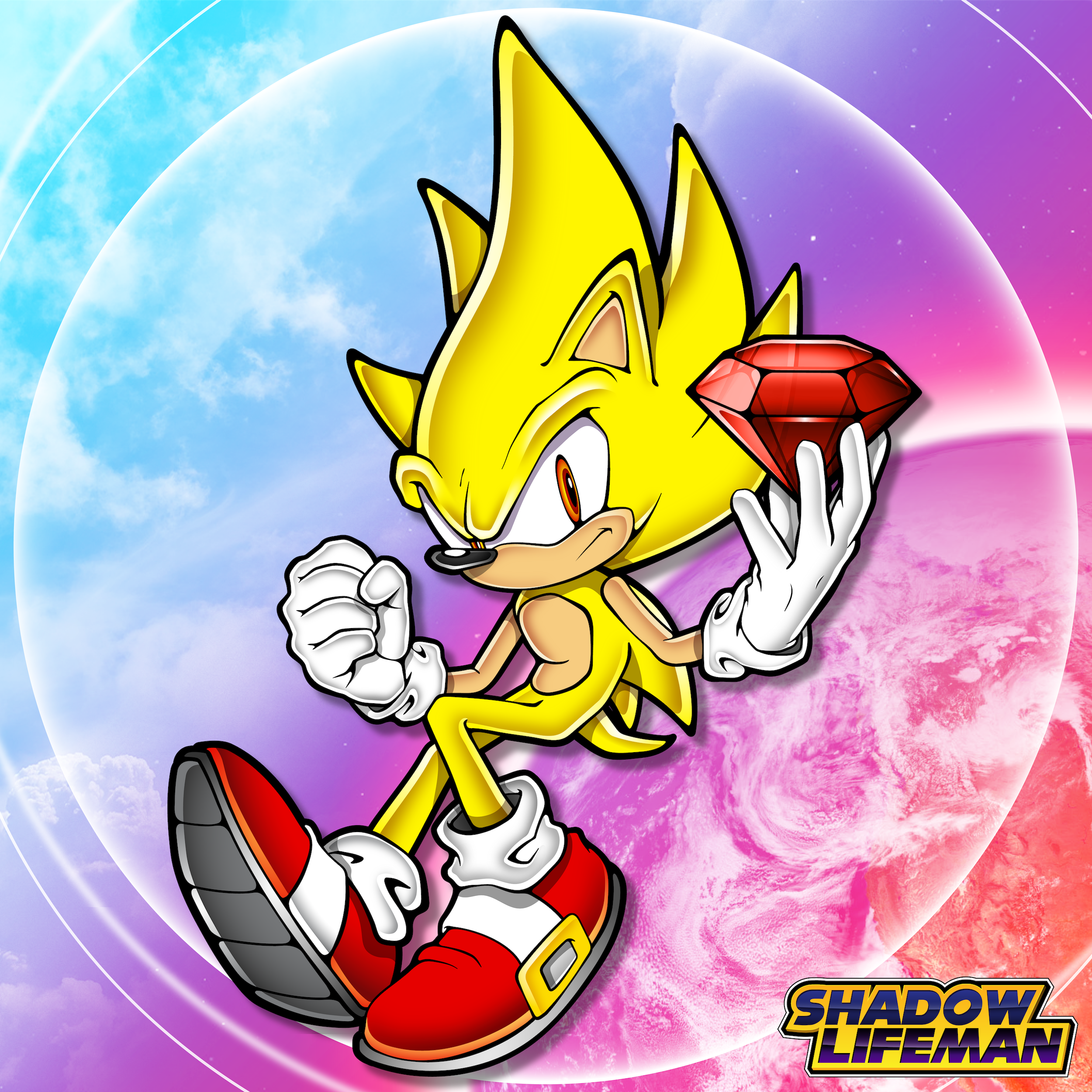 Super Tails  Hedgehog art, Sonic fan art, Sonic art