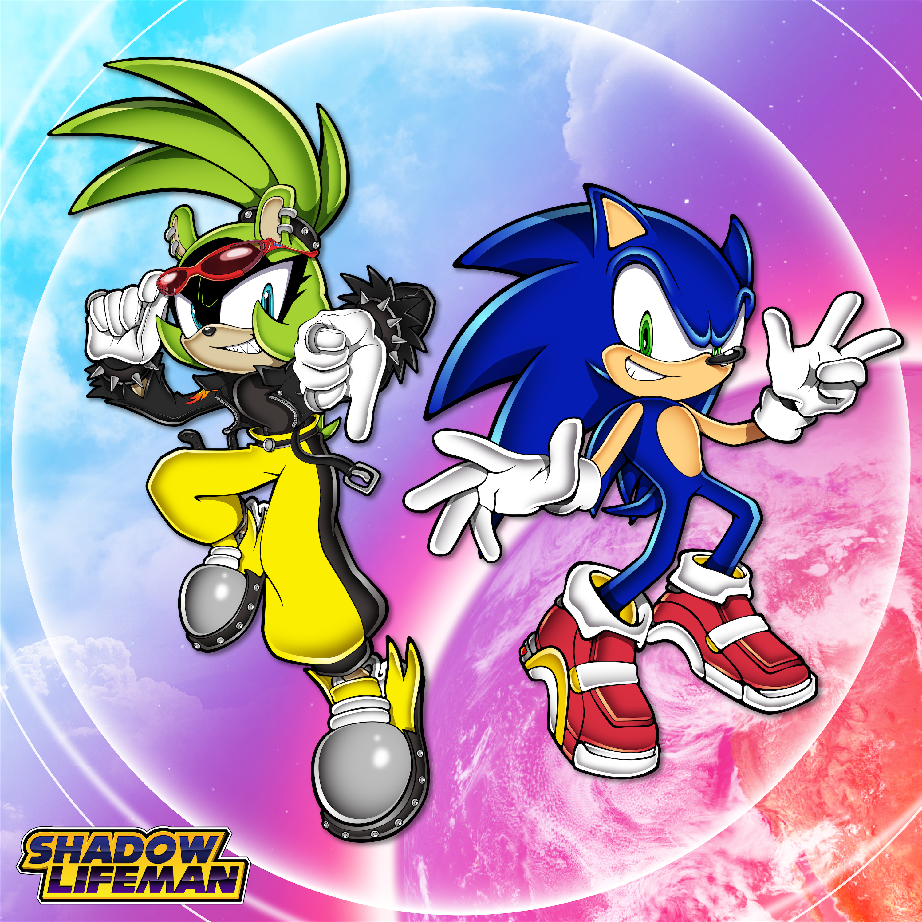 Hyper Sonic Vs. Hyper Shadow by Sonicguru on deviantART