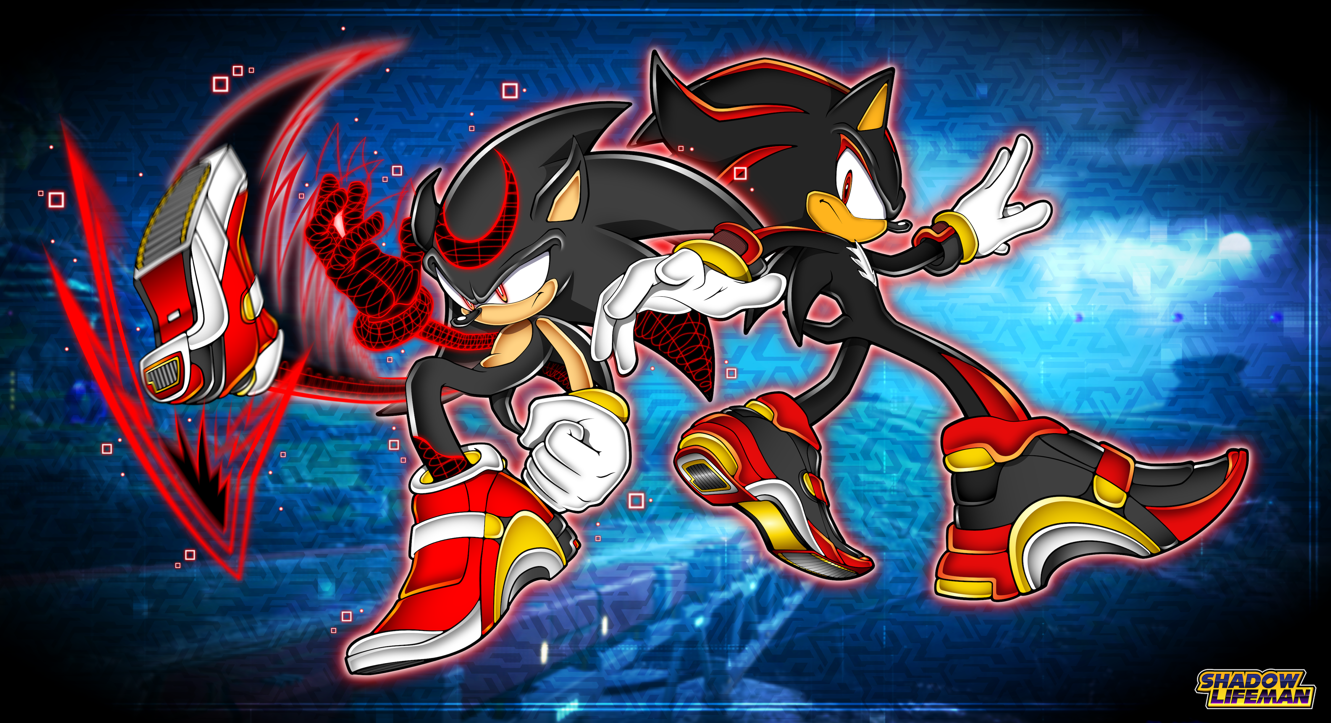 Shadow the Hedgehog (Sonic X)  Shadow the hedgehog, Sonic, Sonic