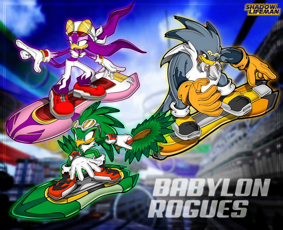 Sonic Riders - Babylon Rogues by ShadowLifeman on DeviantArt