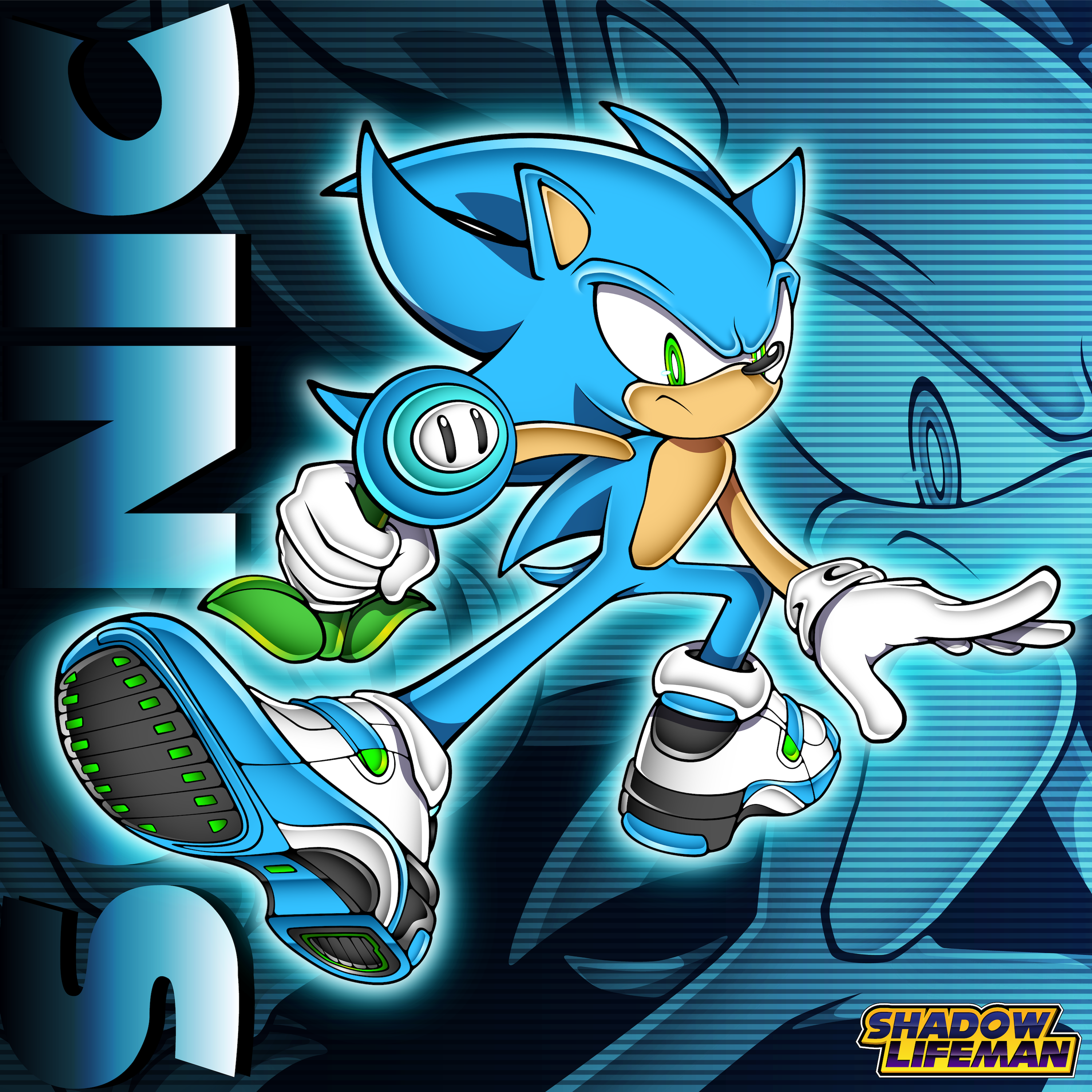 Super Sonic 2 - Sonic Frontiers by ShadowLifeman on DeviantArt