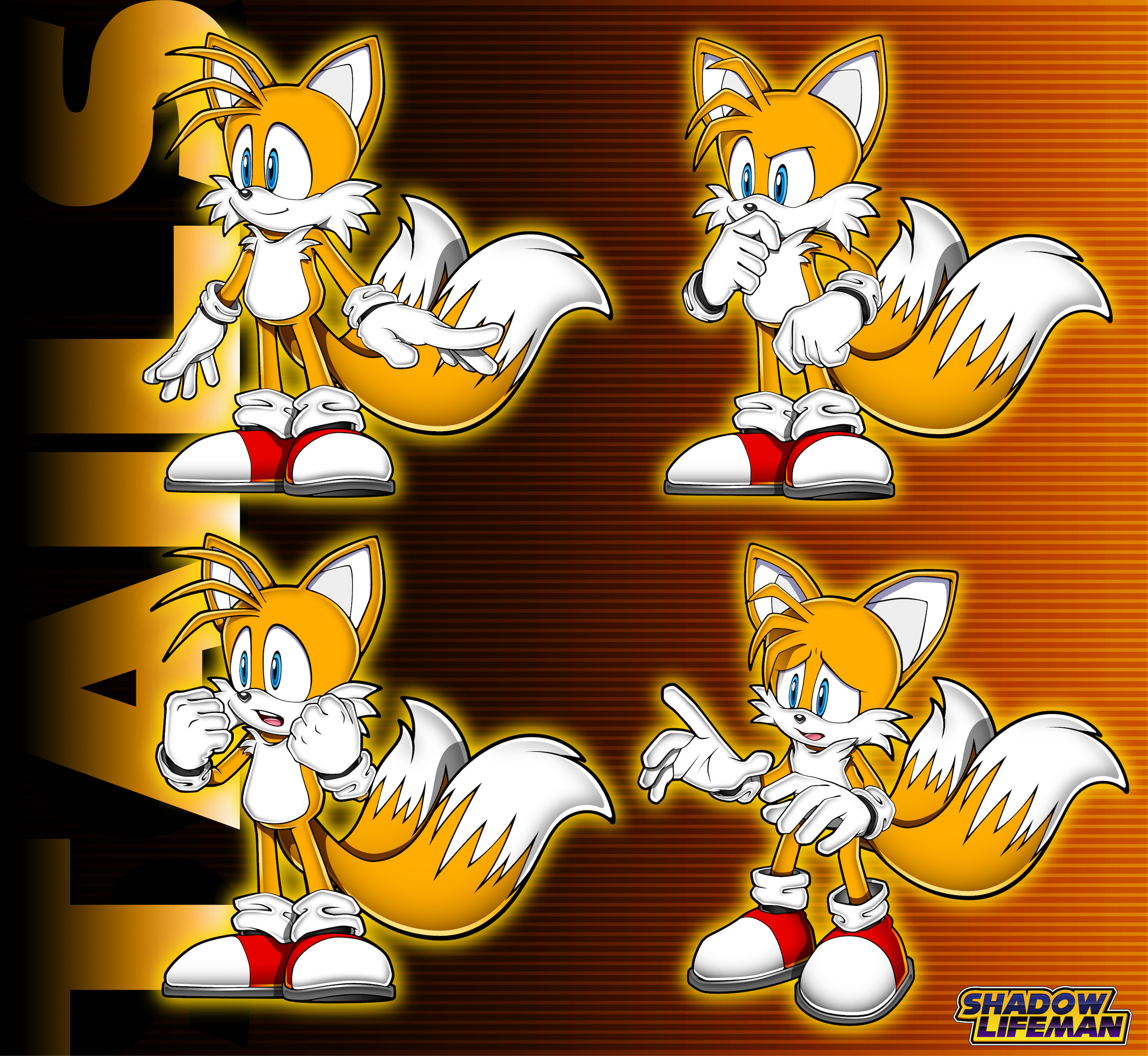 Super Sonic and Super Tails by ShadowLifeman on DeviantArt