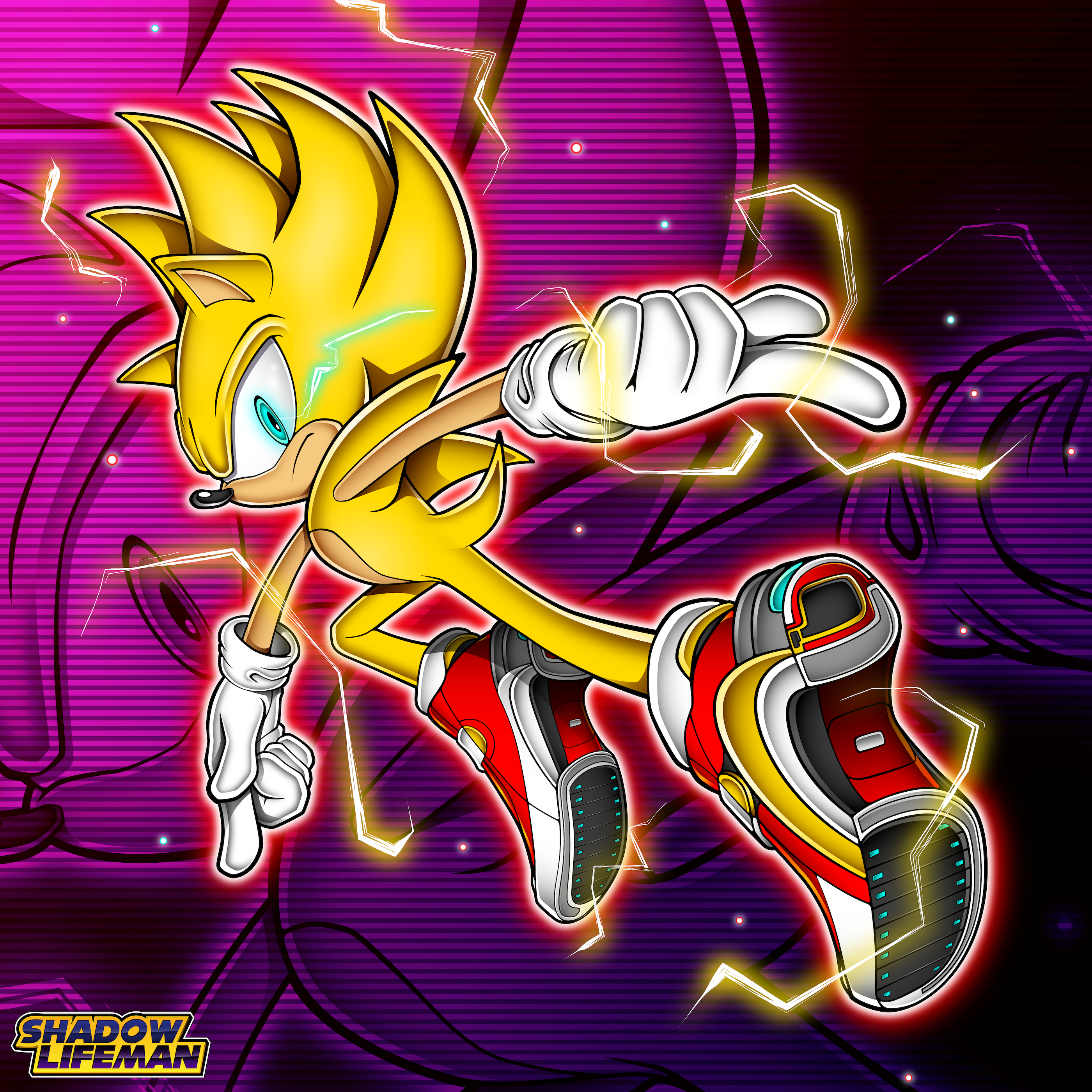 Super Sonic 2 - Sonic Frontiers by ShadowLifeman on DeviantArt