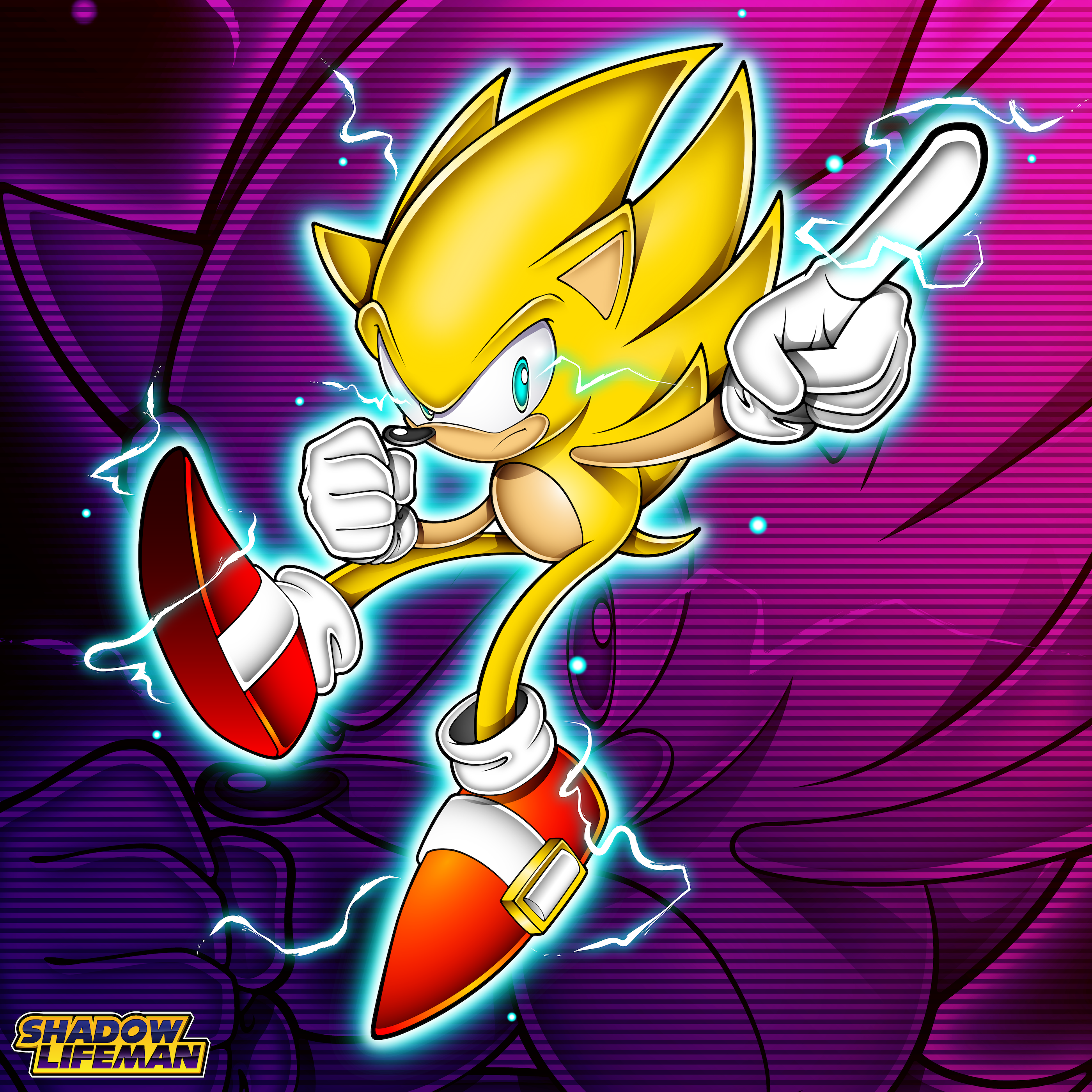 Super Sonic 2 - Sonic Frontiers by ShadowLifeman on DeviantArt