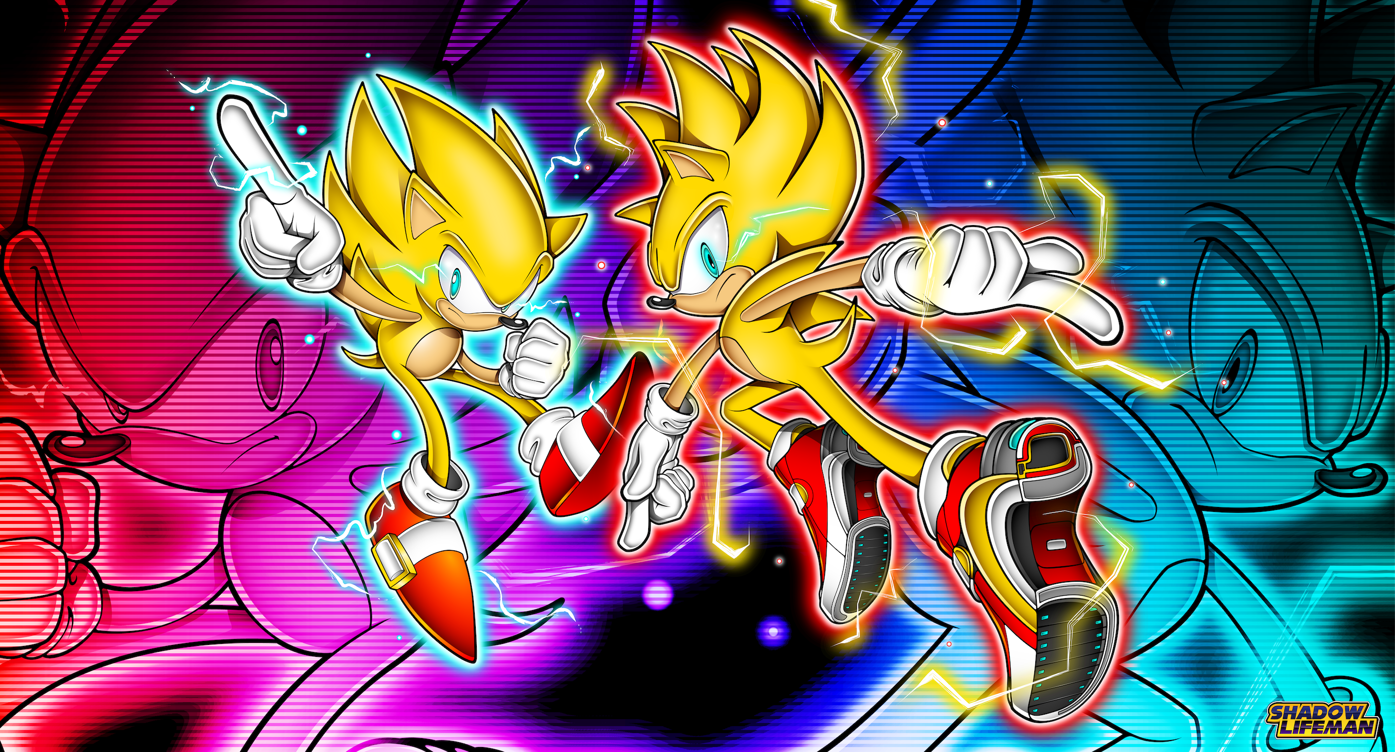 Super Sonic 2 - Sonic Frontiers by ShadowLifeman on DeviantArt