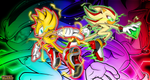 Super Sonic 2 + Chaos Super Shadow