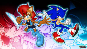 Sonic the Hedgehog and Sally Acorn