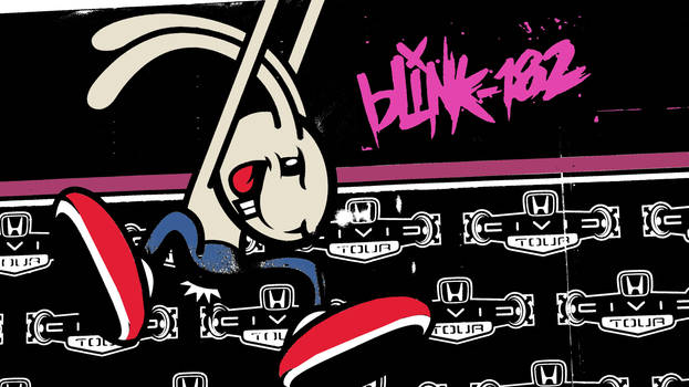 Blink-182 Bunny 'colored'