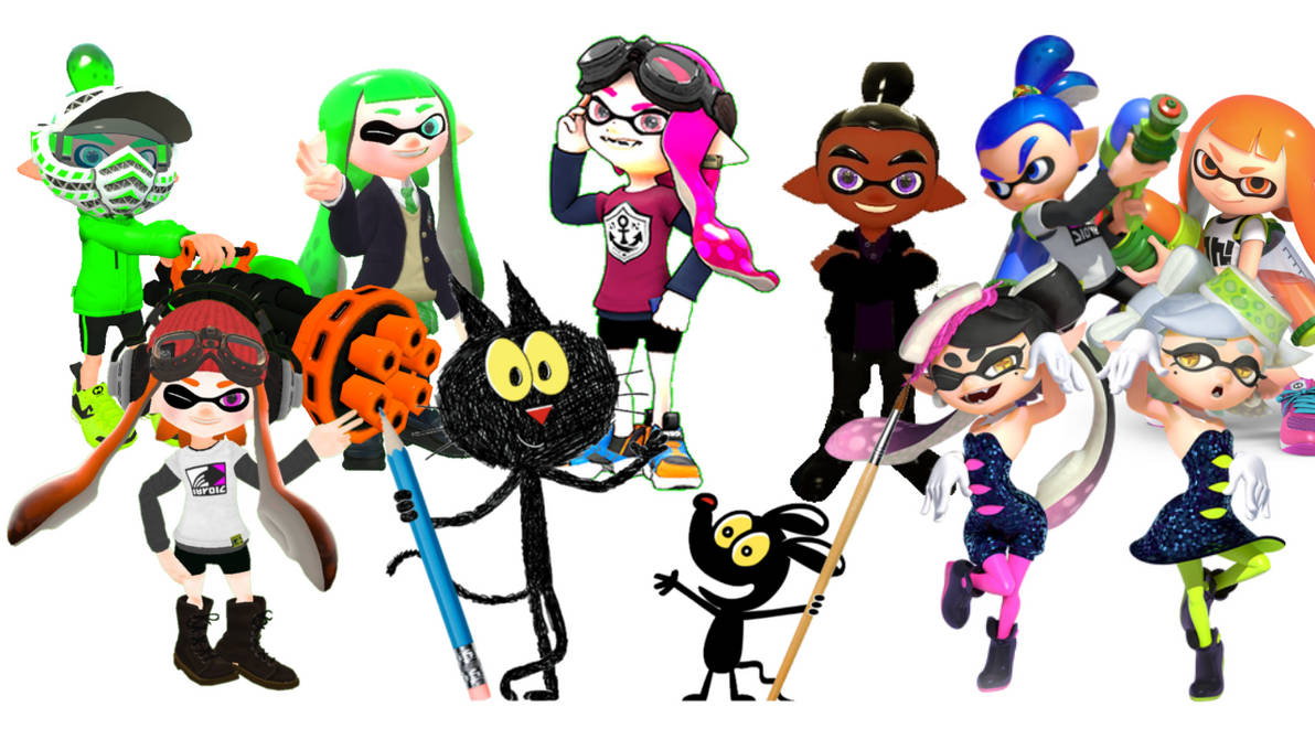 Scribbles And Ink With The Famous Inklings by Jtvideogame on DeviantArt