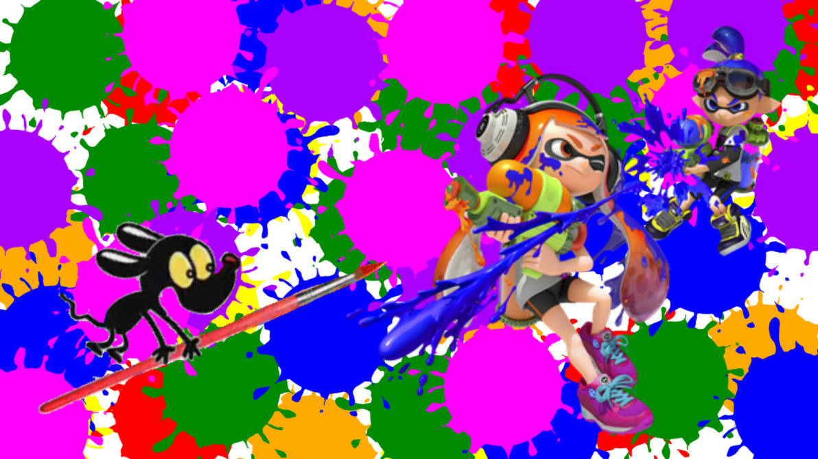 Ink splats With the inklings by Jtvideogame on DeviantArt