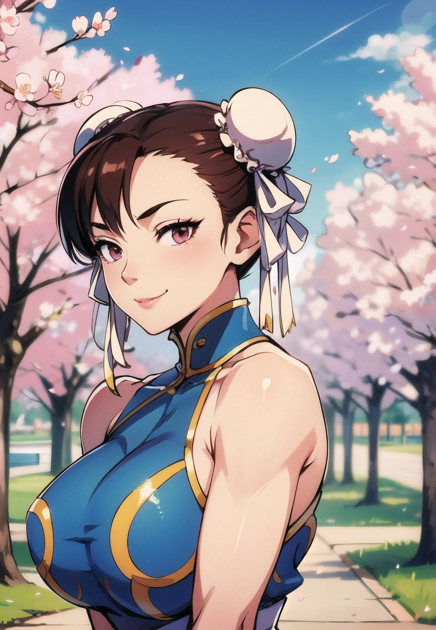 Chun Li Smiling