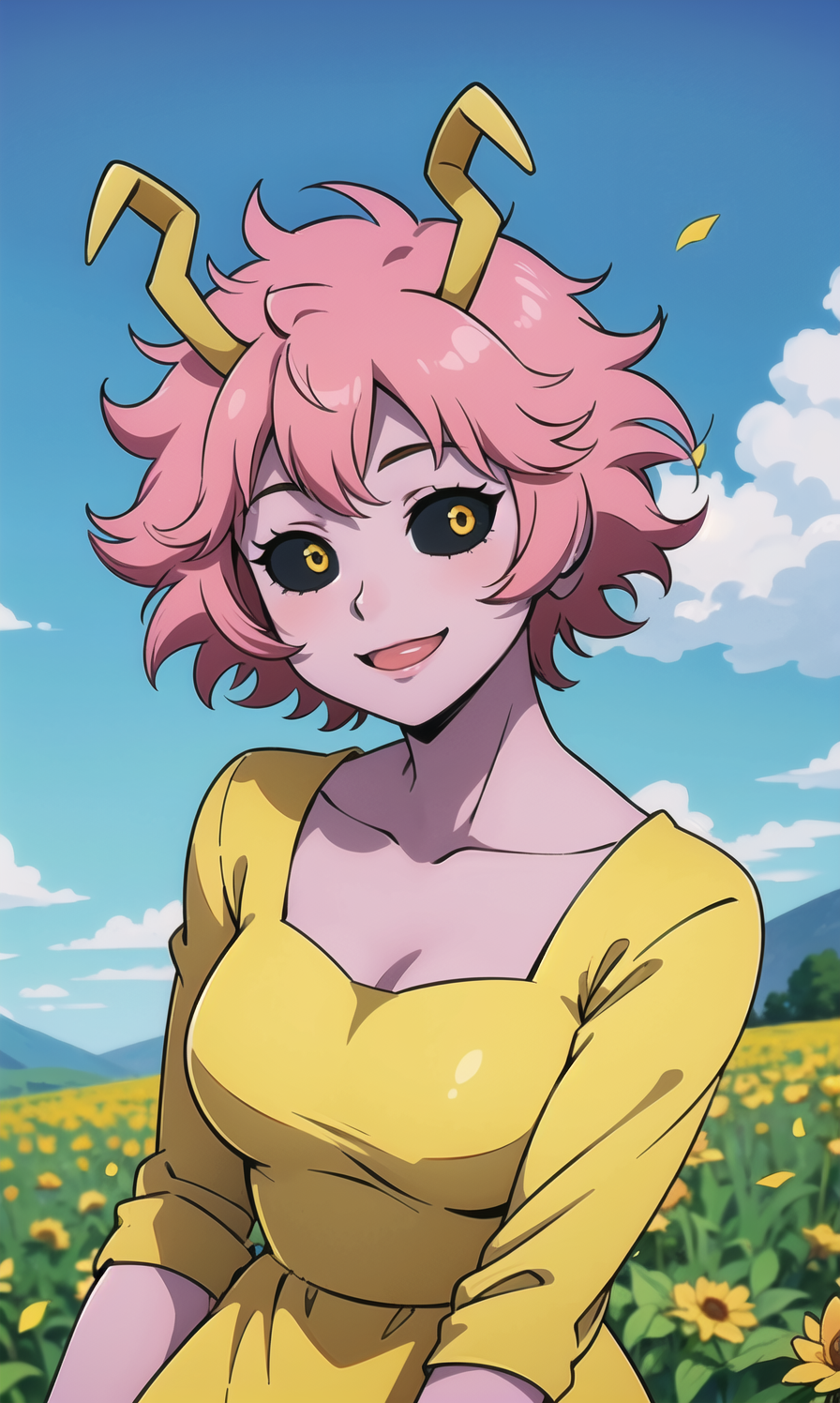 Mina Spring Mina Ashido - Spring Time! by HergieAI on DeviantArt