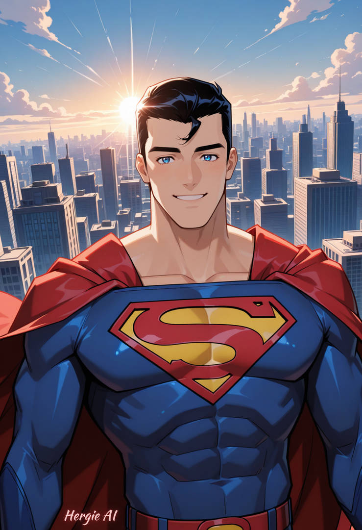 Superman Normal Superman - Clark Kent by HergieAI on DeviantArt
