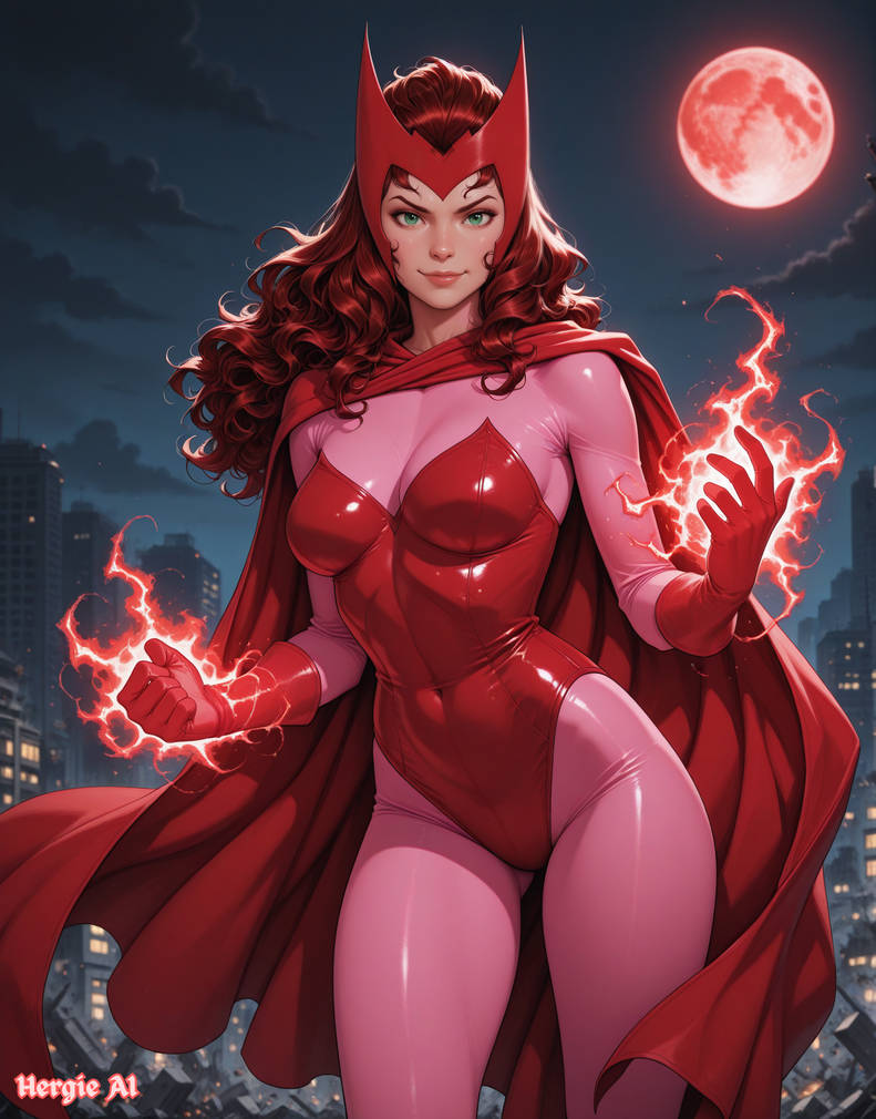 Scarlet Witch - X-Men (Marvel Comics) by HergieAI on DeviantArt