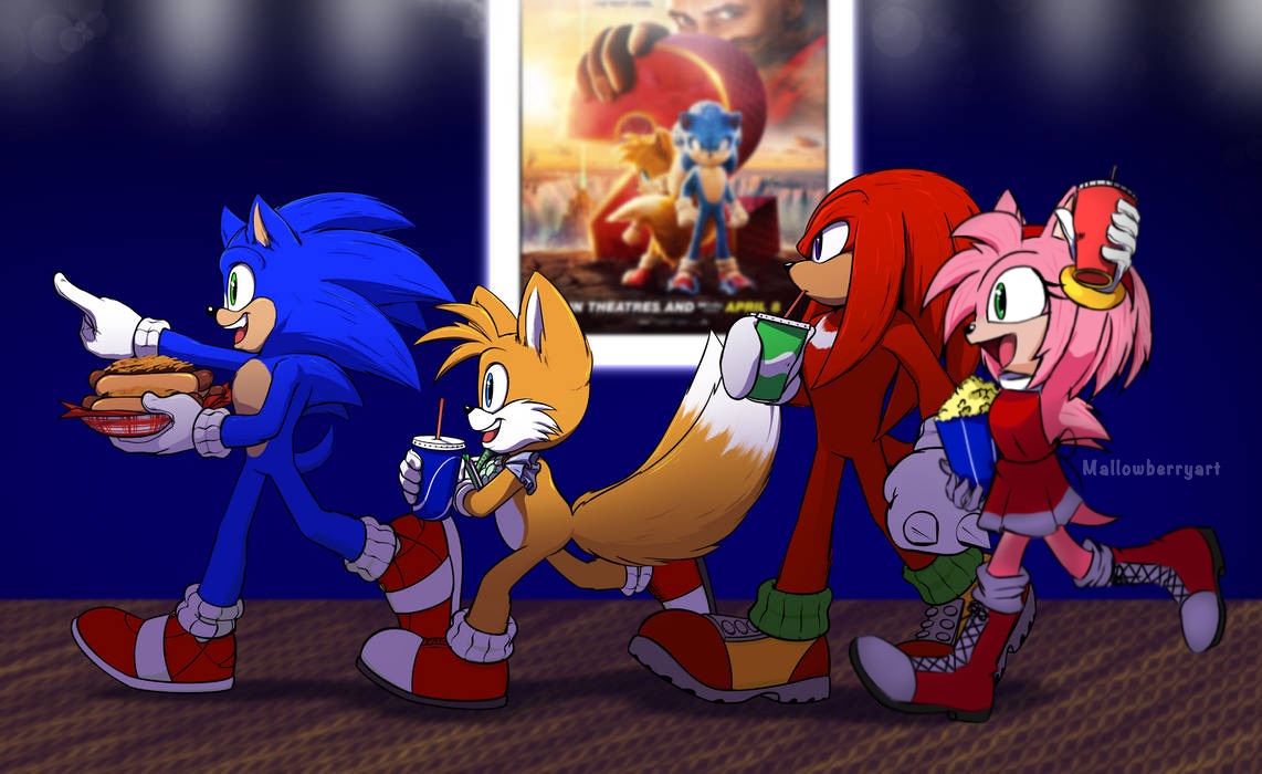 Sonic & Amy VS DeviantArt - Sonic Movie Edition 