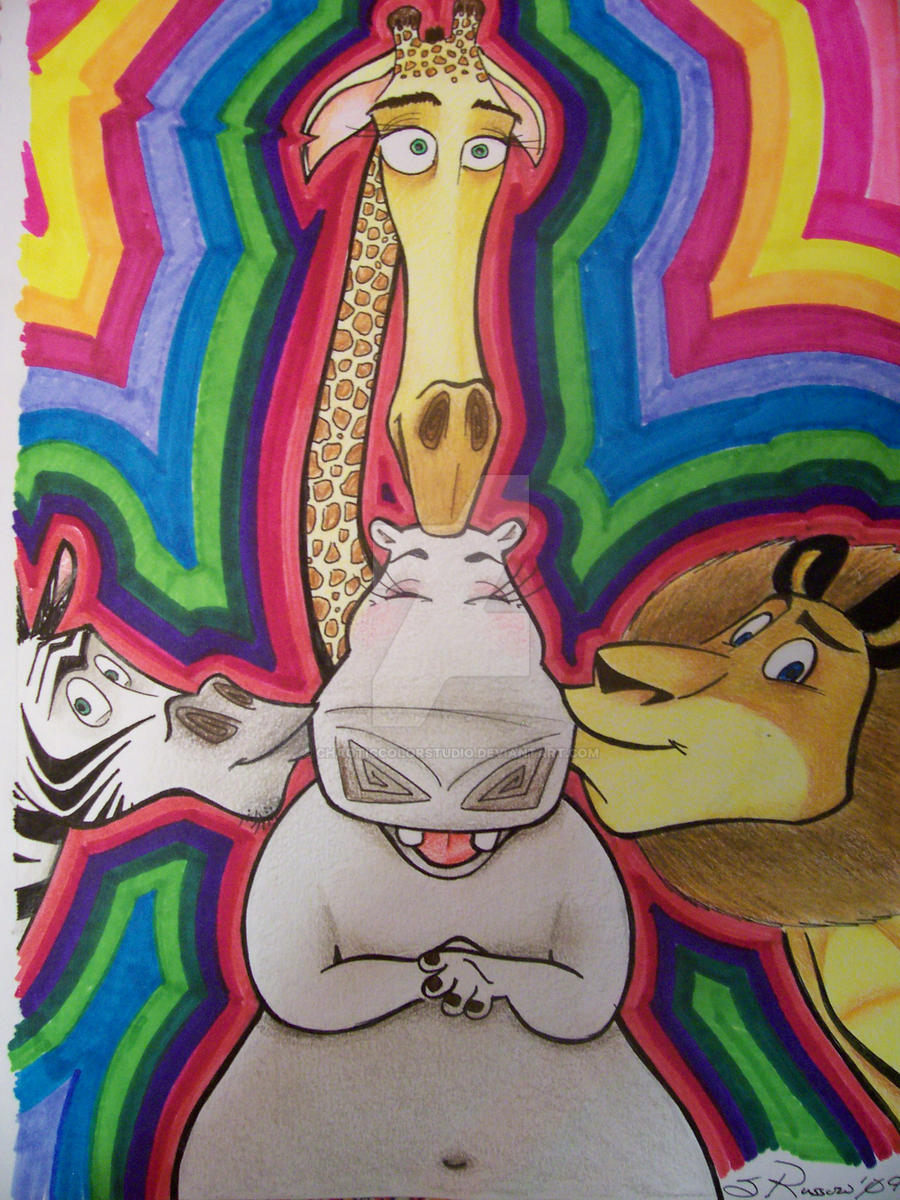 Madagascar Color Script Madagascar Characters by ChaoticColorStudio on DeviantArt